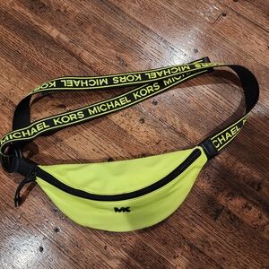 Michael Kors Vibrant Yellow Bag Fanny Belt Sling
